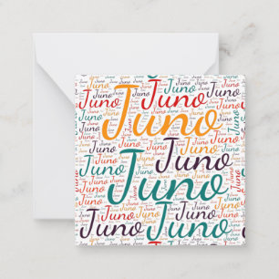 Tarjeta Pequeña Juno