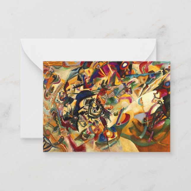 Tarjeta Pequeña Kandinsky - Composición VII (Anverso)