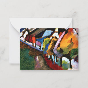 Tarjeta Pequeña Kandinsky - Murnau, Castillo e Iglesia