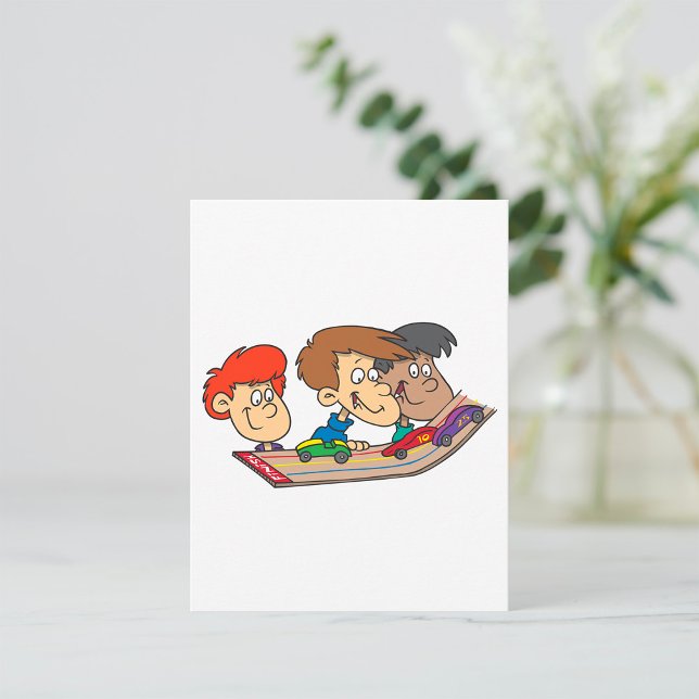 Tarjeta Pequeña Kids Pinewood Derby Car Race (Subido por el creador)