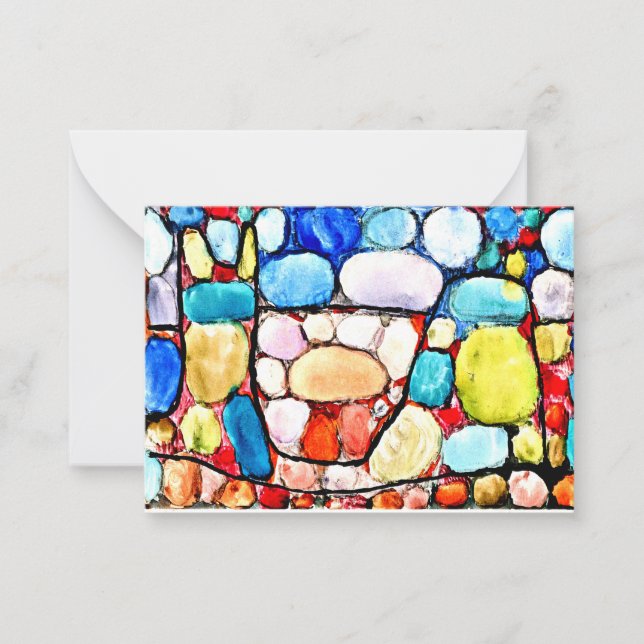 Tarjeta Pequeña Klee - Tesoro sobre el suelo (Anverso)