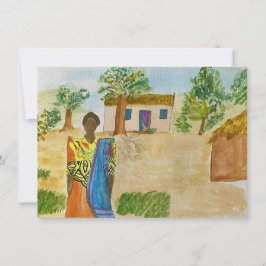 Tarjeta Pequeña "Kyeeya Woman" Notecard