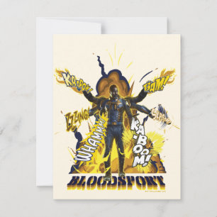 Tarjeta Pequeña La brigada suicida   Gráfico de acción en materia