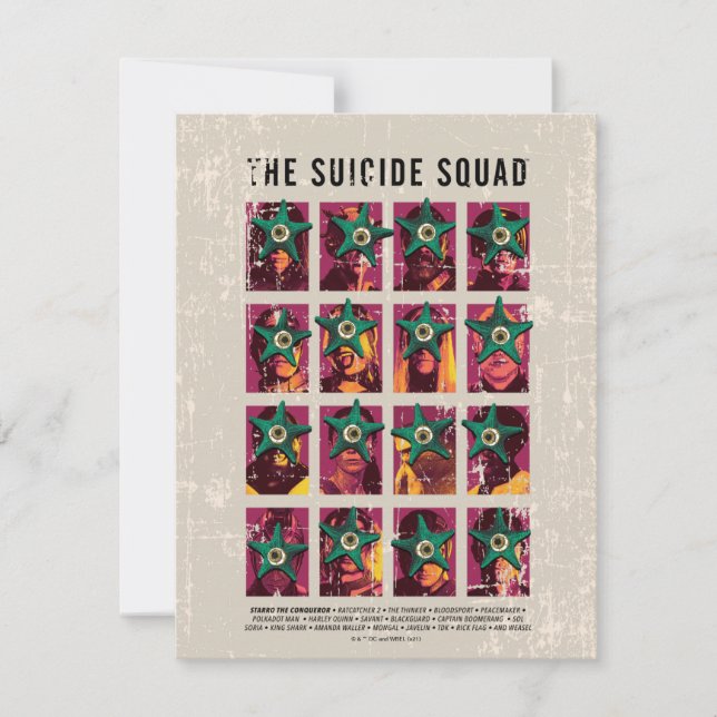 Tarjeta Pequeña La brigada suicida | Starro Squad Edition (Anverso)
