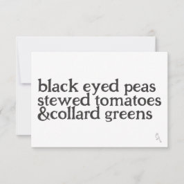 Tarjeta Pequeña La buena suerte del notecard plano
