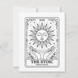 Tarjeta Pequeña La Carta de Tarot del Estoico
