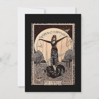 Tarjeta Pequeña La carta de tarot la emperatriz