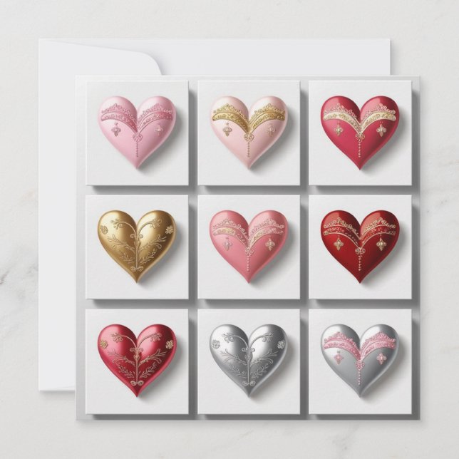 Tarjeta Pequeña La Colección del Corazón #1 Elegancia (Anverso)