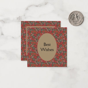 Tarjeta Pequeña La llave vieja de bloqueo de Steampunk en Victoria