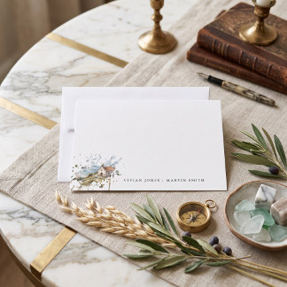 Tarjeta Pequeña La pequeña capilla junto al mar Boda