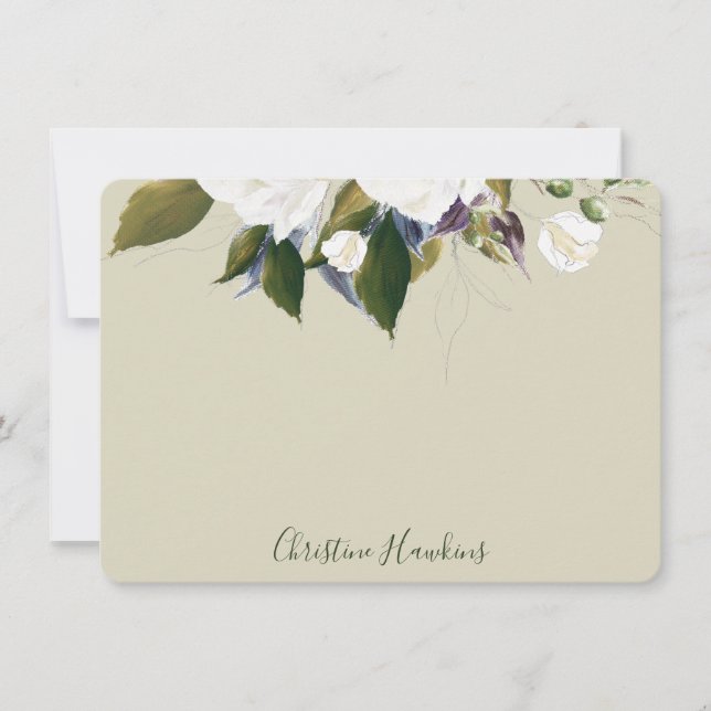 Tarjeta Pequeña La vegetación personalizada deja la coloración de  (Anverso)