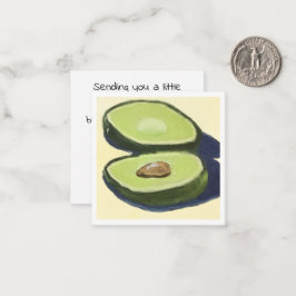 Tarjeta Pequeña La vida es mejor con aguacates