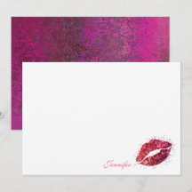 Labial de Brillo Rosa Personalizado Besito