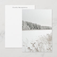 Lago de invierno - nombre personalizado de tempora