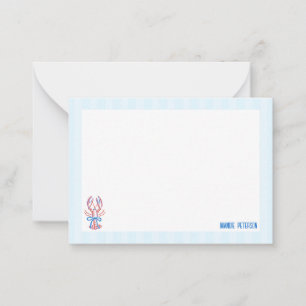 Tarjeta Pequeña Langosta de mano corta