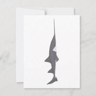 Tarjeta Pequeña Largetoth Sawfish