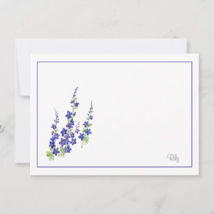 Tarjeta Pequeña Larkspur
