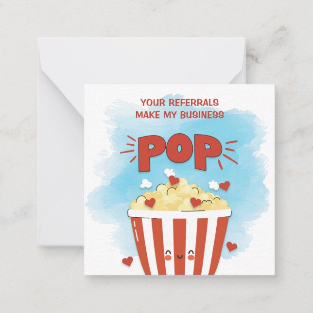 Tarjeta Pequeña Las derivaciones hacen que mi negocio de marketing (Anverso)
