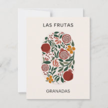 Las Frutas: Granadas - Mercado Pomegranate