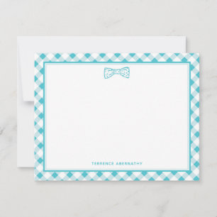 Tarjeta Pequeña Lazo azul lindo