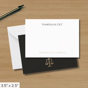 Tarjeta Pequeña Legal simple elegante