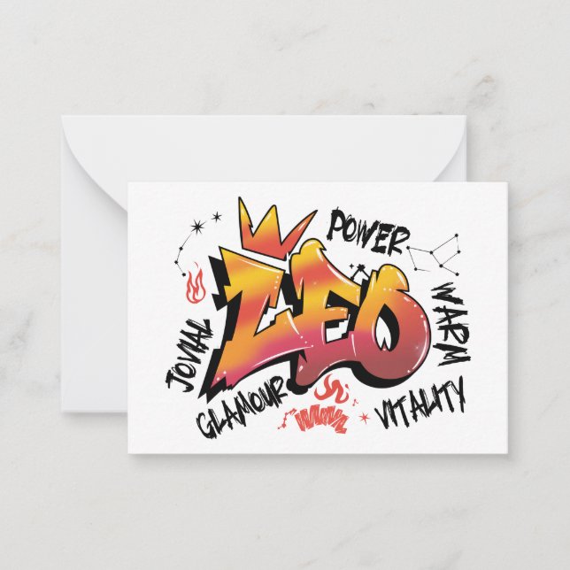 Tarjeta Pequeña Leo (Anverso)
