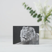León africano, marcadores de animales