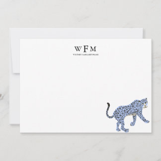 Tarjeta Pequeña Leopard Luxe Stationary