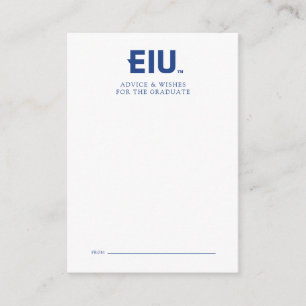Tarjeta Pequeña Letra de bloque EIU
