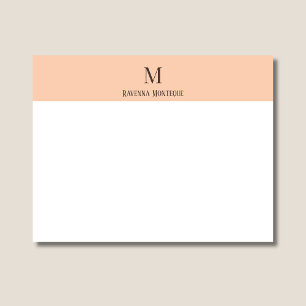 Tarjeta Pequeña Letra Monograma de Nombre Personalizado Elegante A