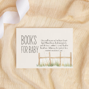 Tarjeta Pequeña Libros de Amigos de la Pradera de Animales de Gran