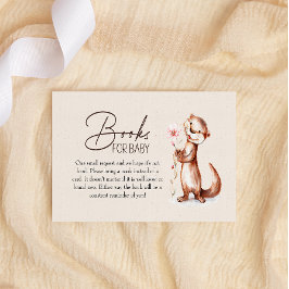 Tarjeta Pequeña Libros De Boho Animales De Woodland Para Baby Show