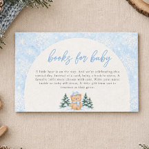 Libros de Osito Invernal para Baby Shower