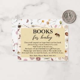 Tarjeta Pequeña Libros neutrales de género de una pequeña miel par