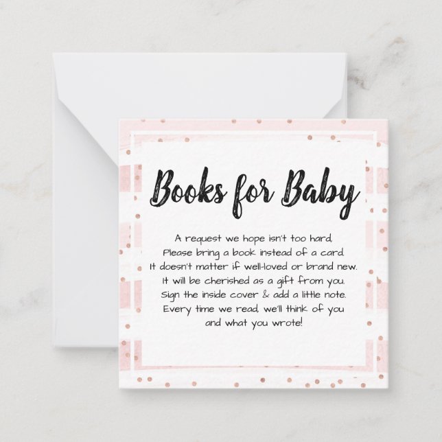 Tarjeta Pequeña Libros Para Bandas De Tinta Cinta (Anverso)