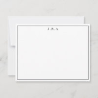 Línea de borde de monograma clásica simple de colo