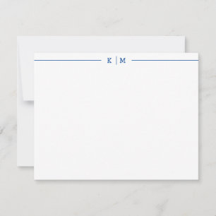 Tarjeta Pequeña Líneas simples Nombre personalizado Personal o Pro