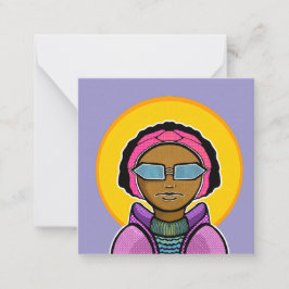 Tarjeta Pequeña Listo para esquiar