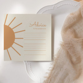 Tarjeta Pequeña Little Ray of Sunshine Boho Advice