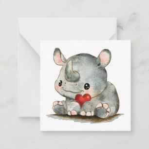 Tarjeta Pequeña Little Rhino Flat