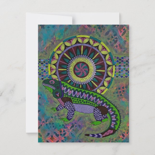 Tarjeta Pequeña Lizard (Anverso)