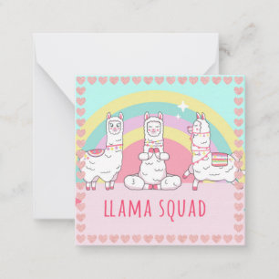 Tarjeta Pequeña Llama