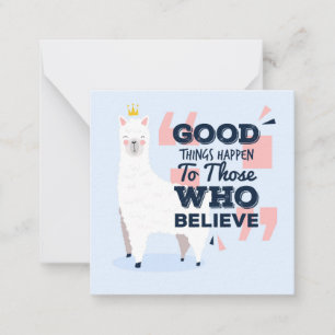 Tarjeta Pequeña Llama