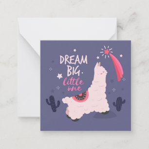 Tarjeta Pequeña Llama