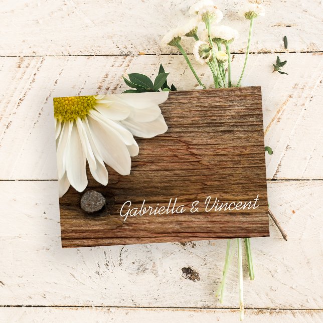 Tarjeta Pequeña Llanto de casamiento en el campo de la madera de m (Subido por el creador)