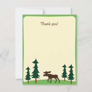 Tarjeta Pequeña Llanura de bosques de Moose Country