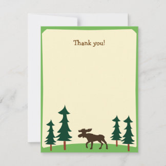 Tarjeta Pequeña Llanura de bosques de Moose Country