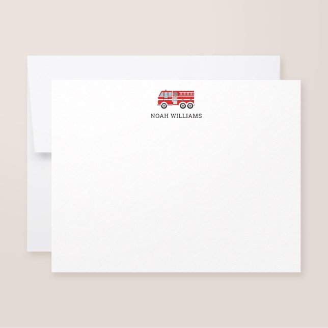 Tarjeta Pequeña Llanura personalizada de stationery para niños con (Subido por el creador)