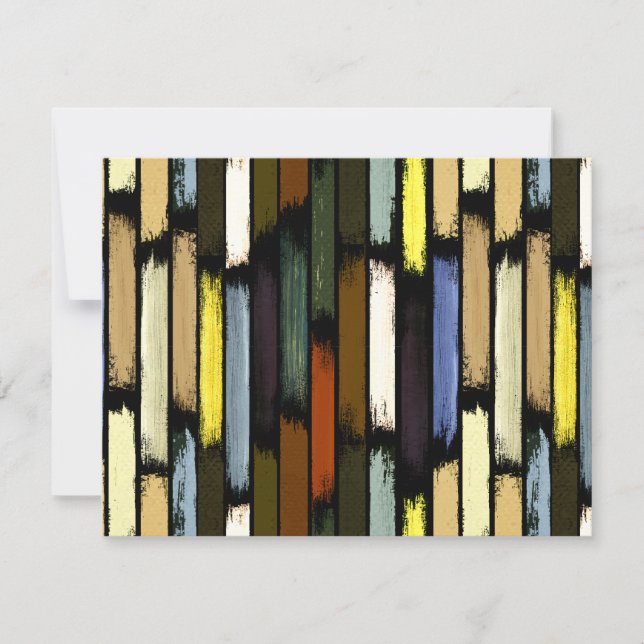 Tarjeta Pequeña Lluvia de colores 4 (Anverso)