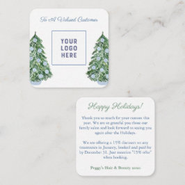 Tarjeta Pequeña Logo de la Compañía de Moda Chinoiserie Feliz Navi